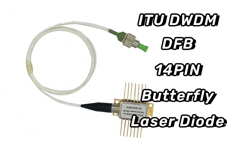 ITU DWDM DFB 14 ピン バタフライ レーザー ダイオード